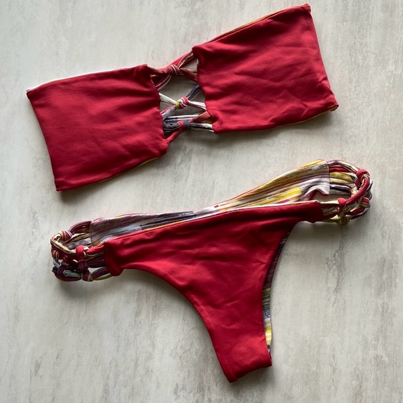 SAN LORENZO Braided Reversible Bikini - Picture 11 of 14